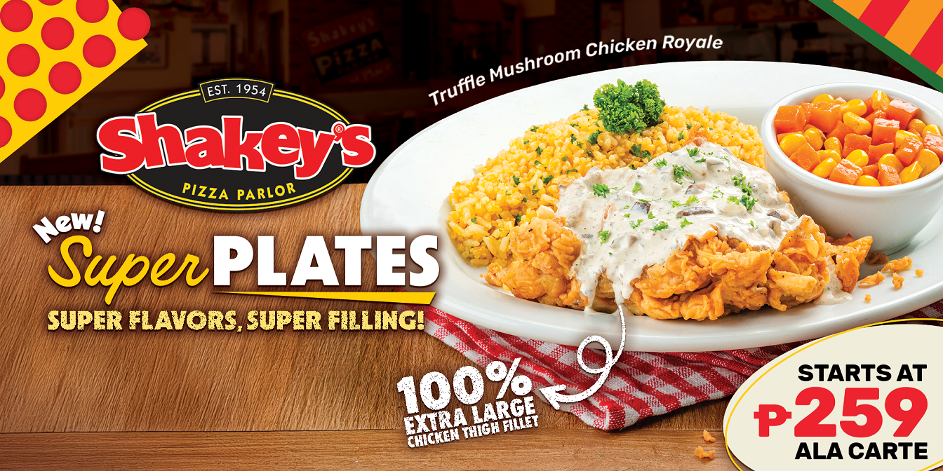 Shakey's meals menu price Philippines 2026
